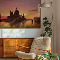 Venice Sunset Print by Edward William Cooke