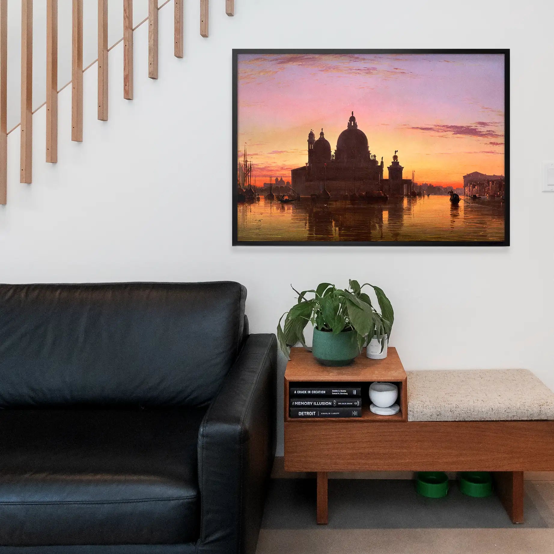 Venice Sunset Print by Edward William Cooke