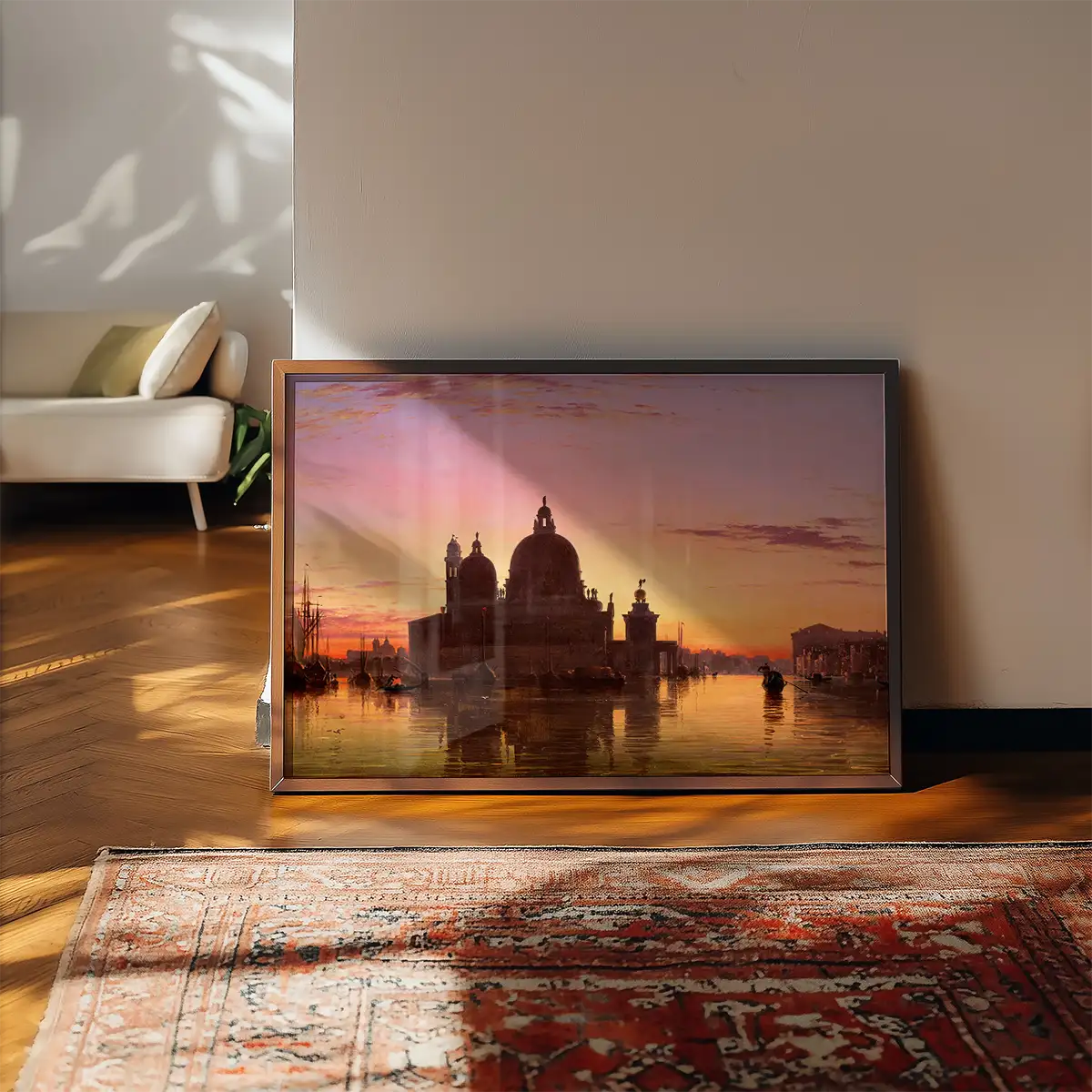 Venice Sunset Print by Edward William Cooke