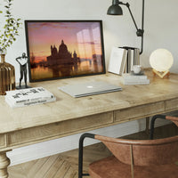 Venice Sunset Print by Edward William Cooke