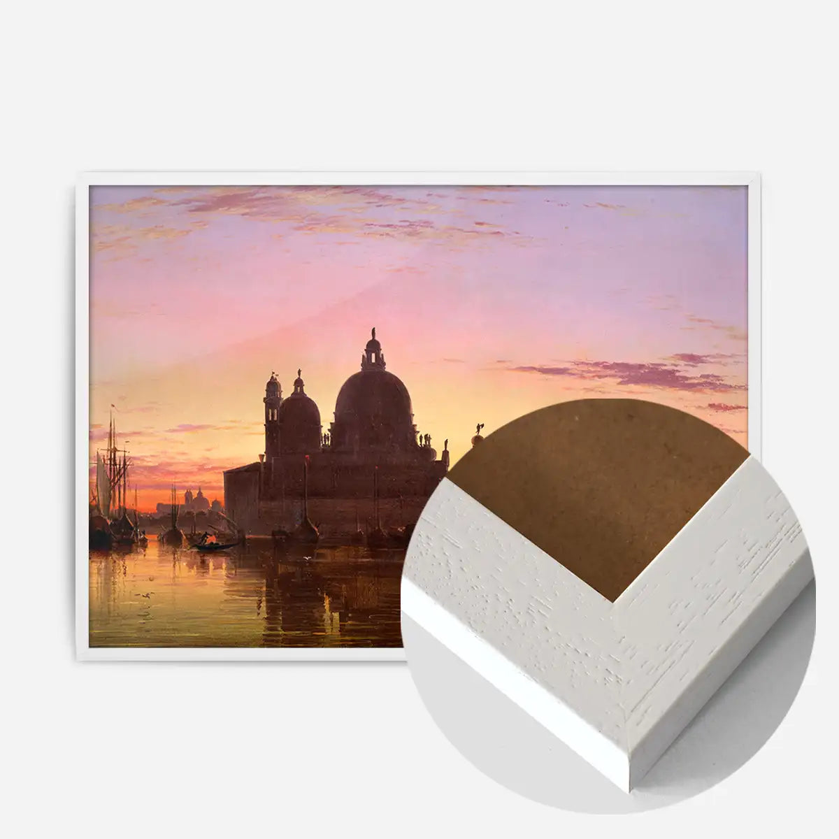 Venice Sunset Print by Edward William Cooke