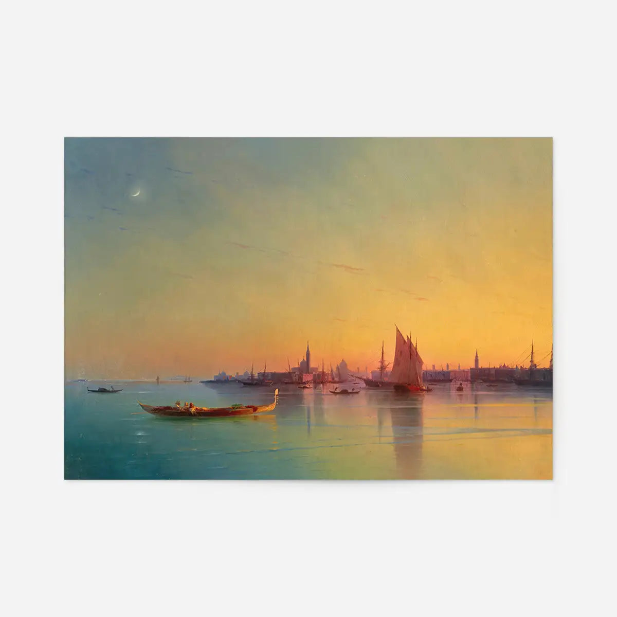 Venice Sunset Print by Ivan Konstantinovich Aivazovsky