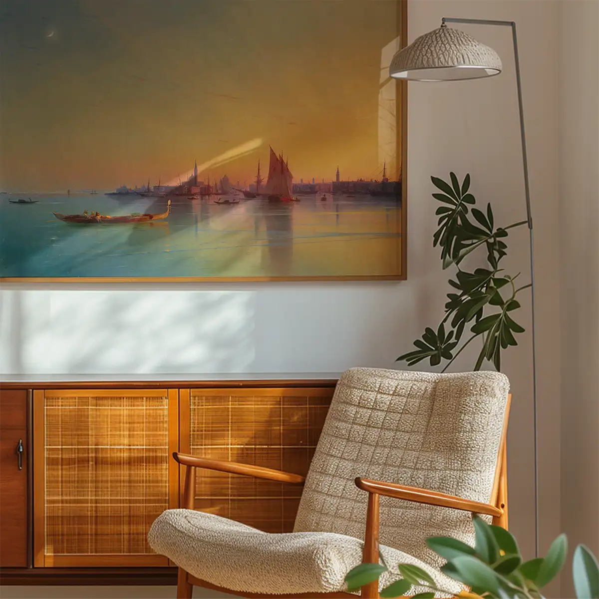 Venice Sunset Print by Ivan Konstantinovich Aivazovsky