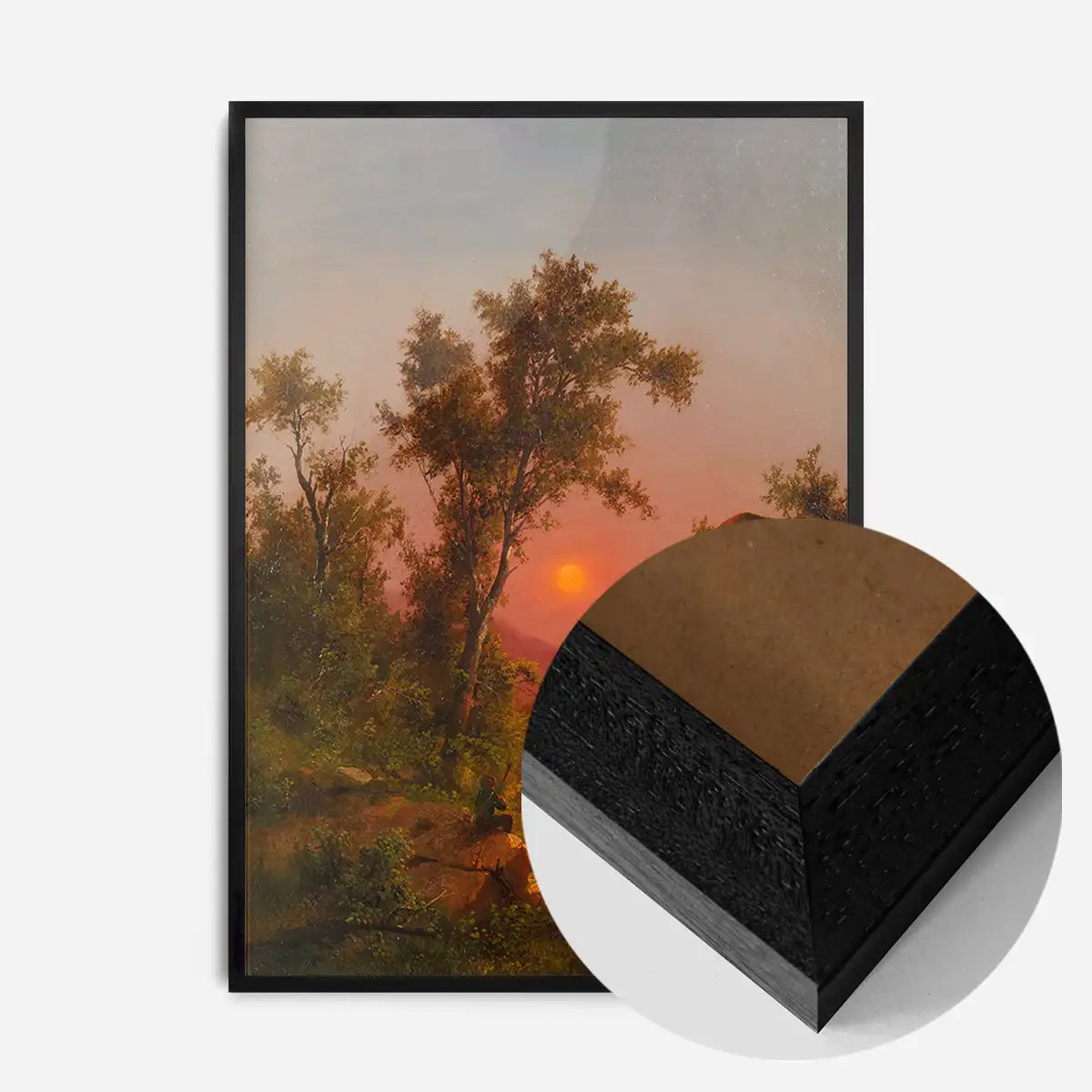 View from the Bluff sunset by Henry Ary Poster Print