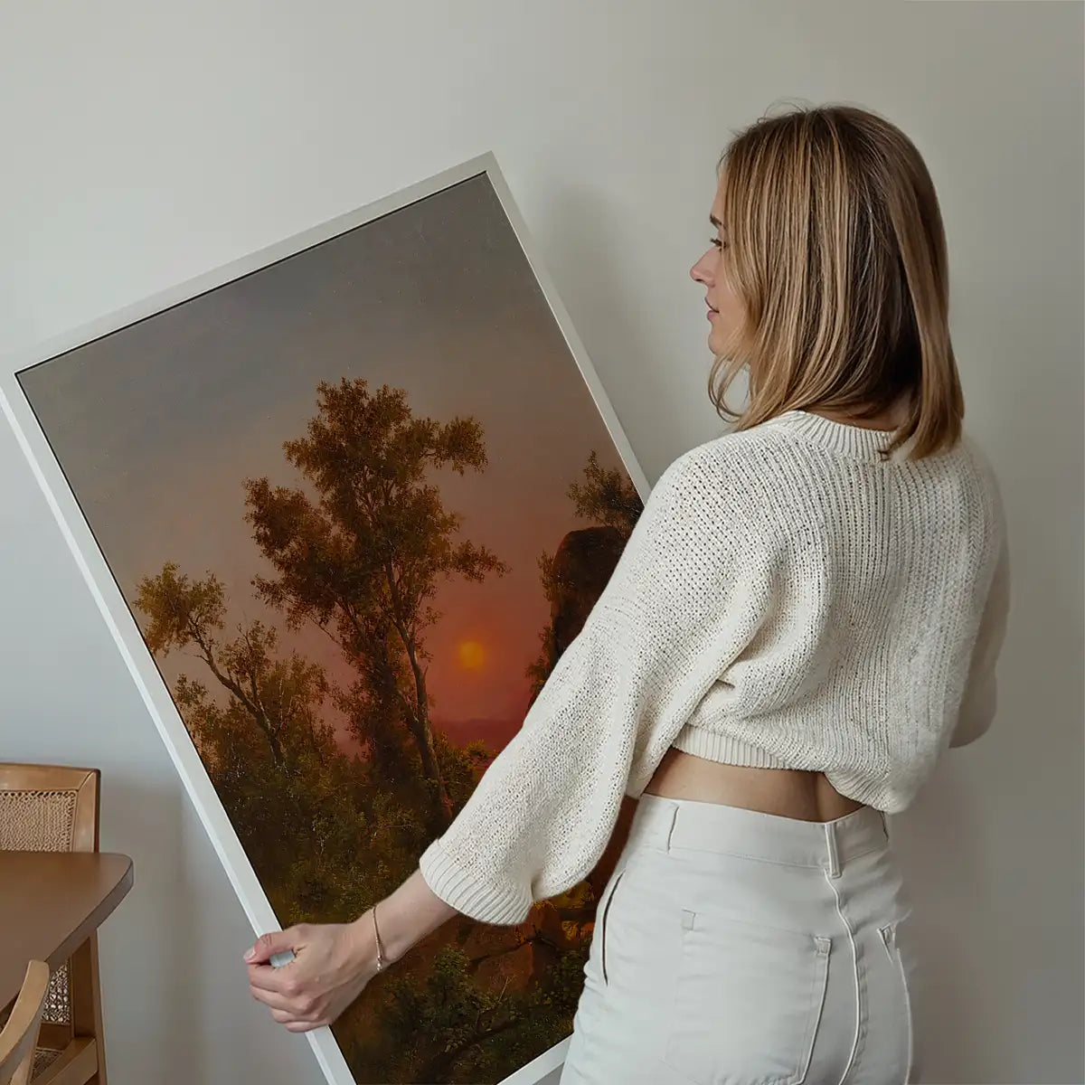 View from the Bluff sunset by Henry Ary Poster Print
