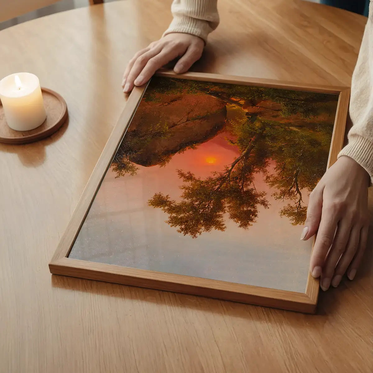 View from the Bluff sunset by Henry Ary Poster Print