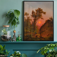 View from the Bluff sunset by Henry Ary Poster Print