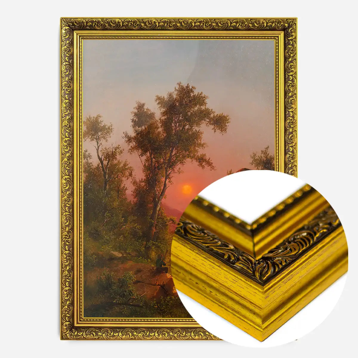 View from the Bluff sunset by Henry Ary Poster Print
