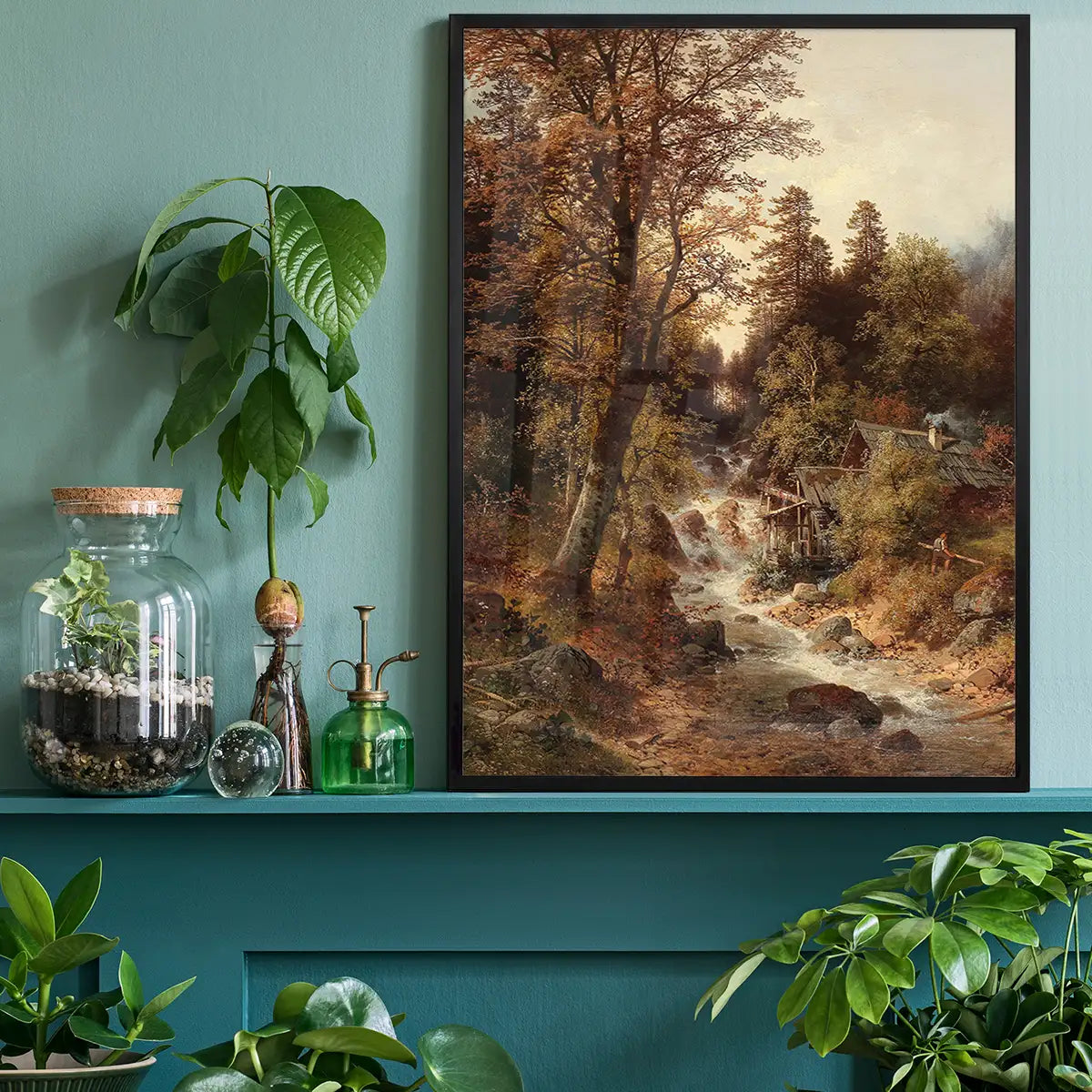 Waldmühle bei Windischgarsten by Carl Hasch Poster Print
