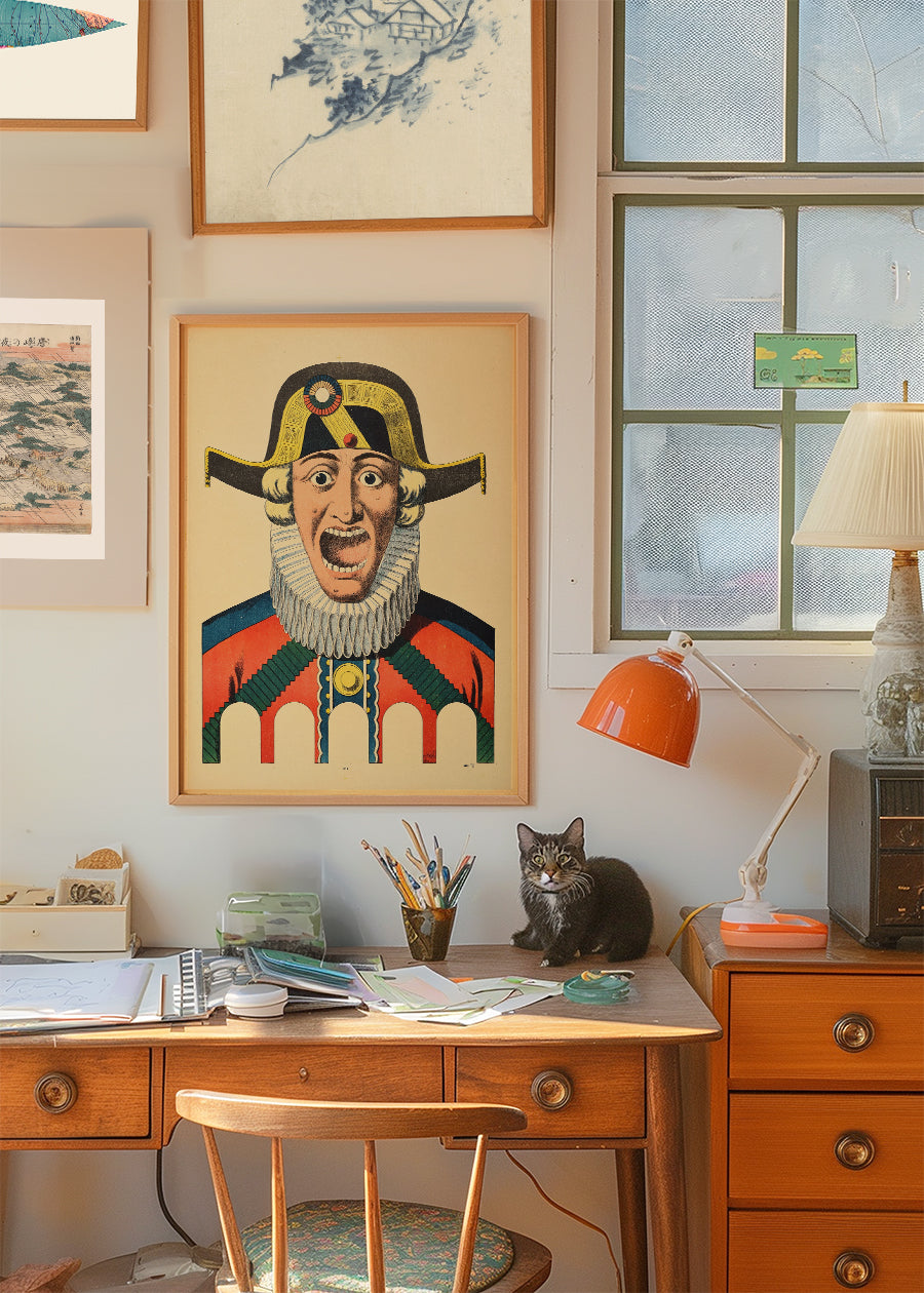 Vintage French Target Practice Poster Print