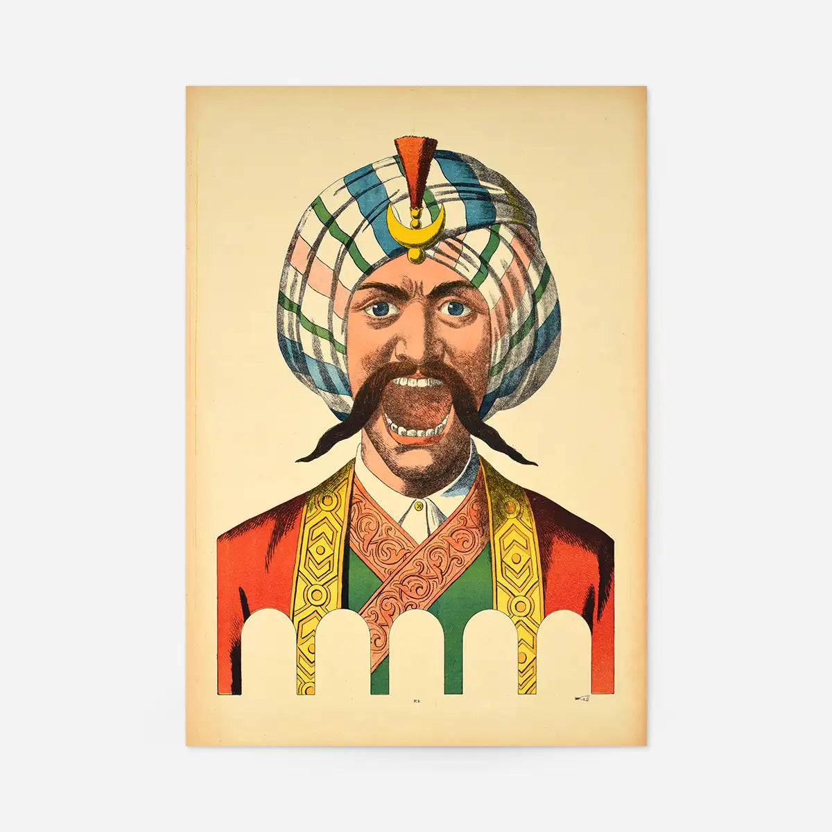 Vintage French Target Practice Poster Print