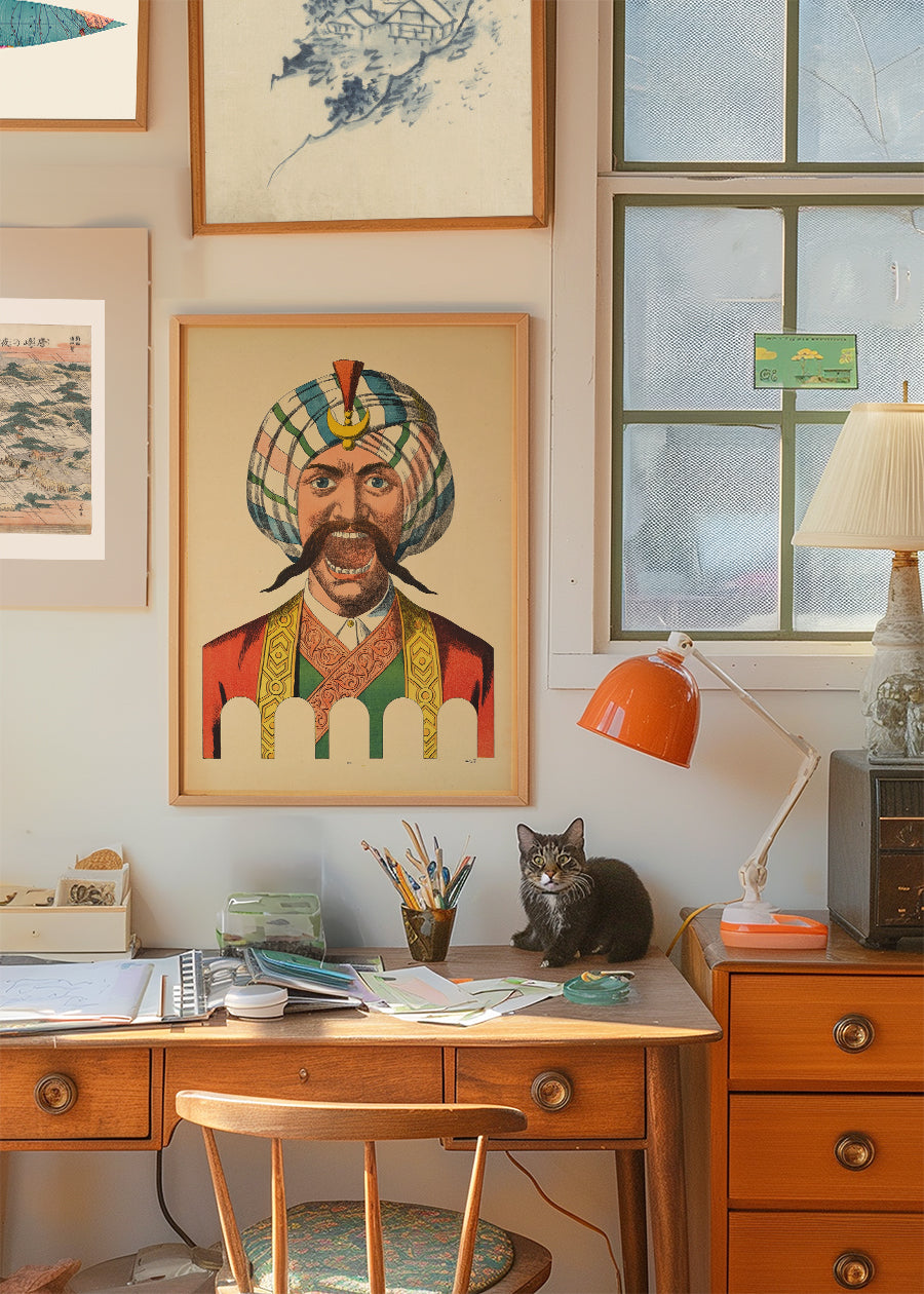 Vintage French Target Practice Poster Print