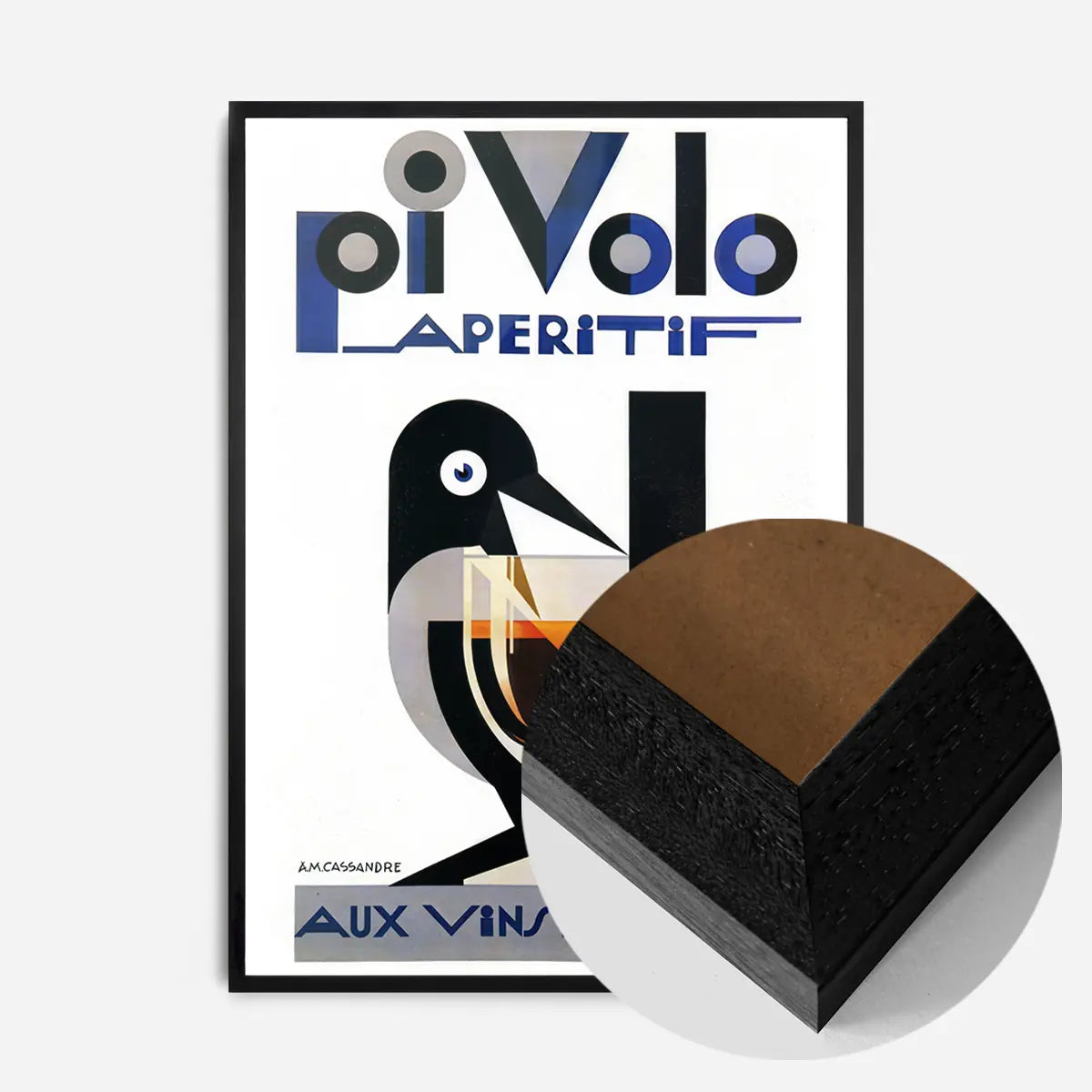 Pi Volo Aperetif French Design Poster Print