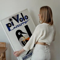 Pi Volo Aperetif French Design Poster Print