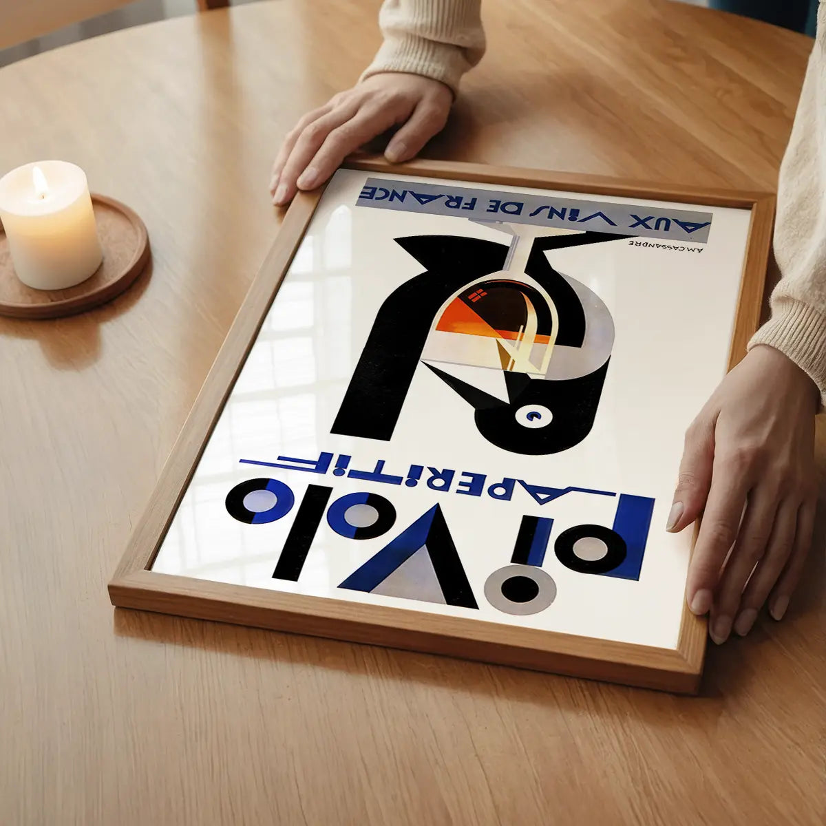 Pi Volo Aperetif French Design Poster Print