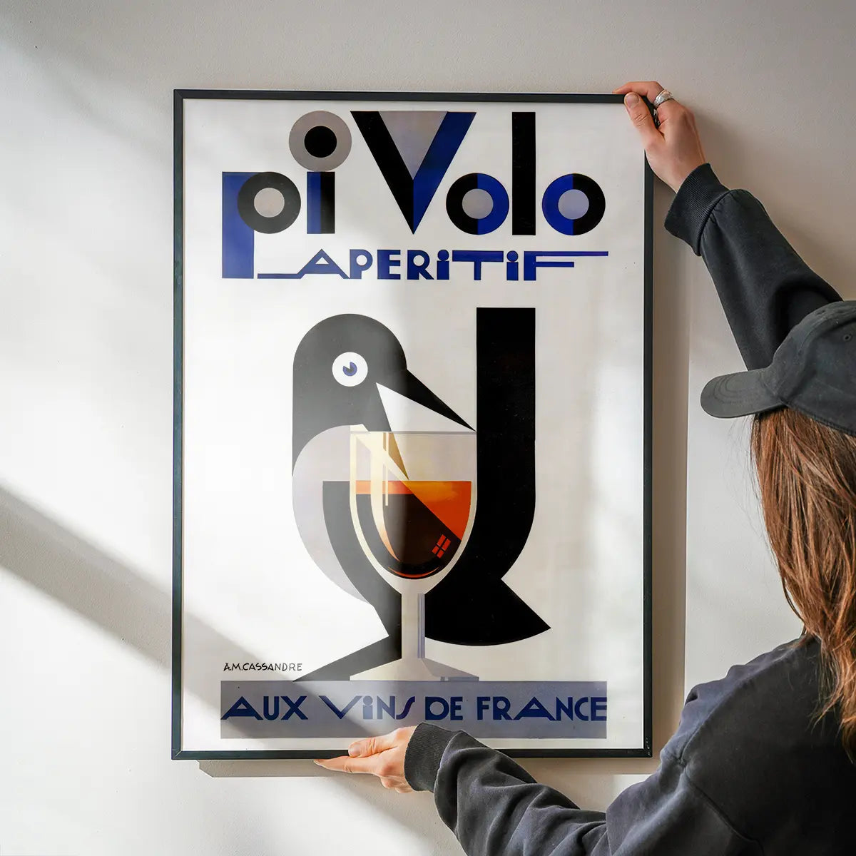 Pi Volo Aperetif French Design Poster Print