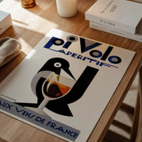 Pi Volo Aperetif French Design Poster Print