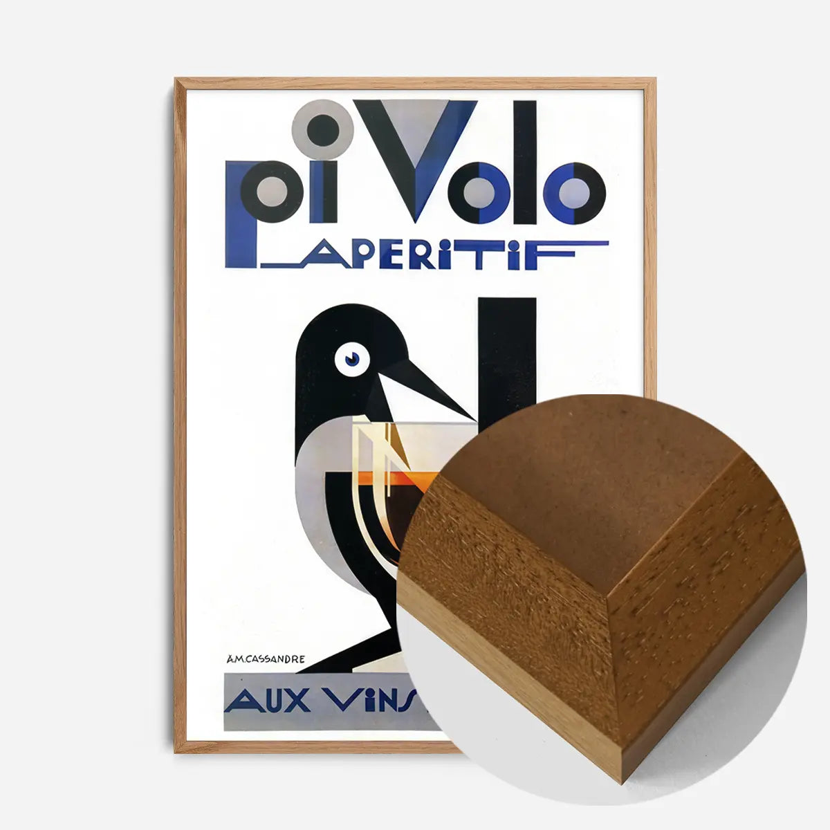 Pi Volo Aperetif French Design Poster Print