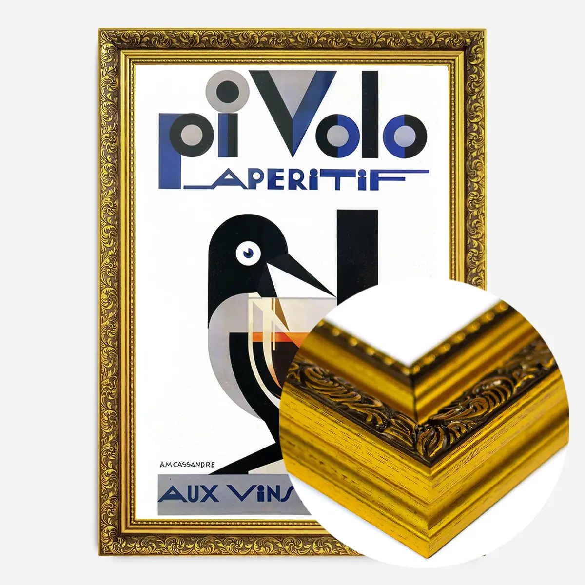Pi Volo Aperetif French Design Poster Print
