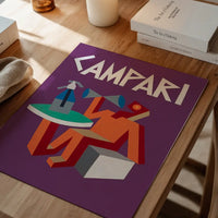Purple Campari Design Poster Print