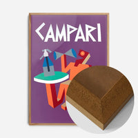 Purple Campari Design Poster Print