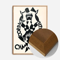 Black and White Campari Bitter Cordial Fortunato Depero Poster Print