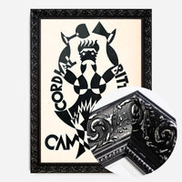 Black and White Campari Bitter Cordial Fortunato Depero Poster Print