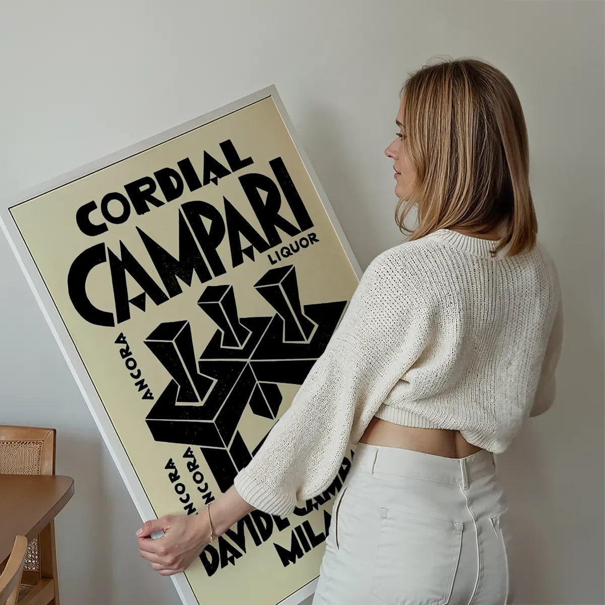Campari Cordial Fortunato Depero Italian Futurist Print