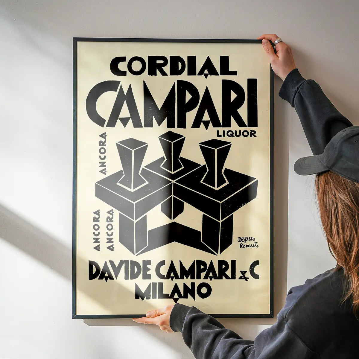 Campari Cordial Fortunato Depero Italian Futurist Print