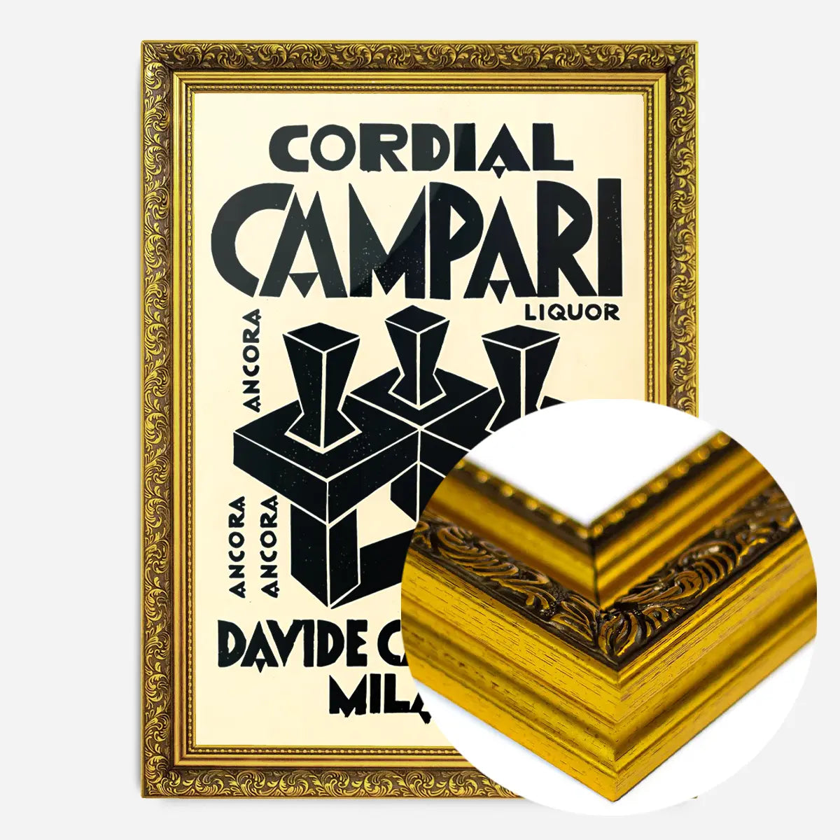 Campari Cordial Fortunato Depero Italian Futurist Print