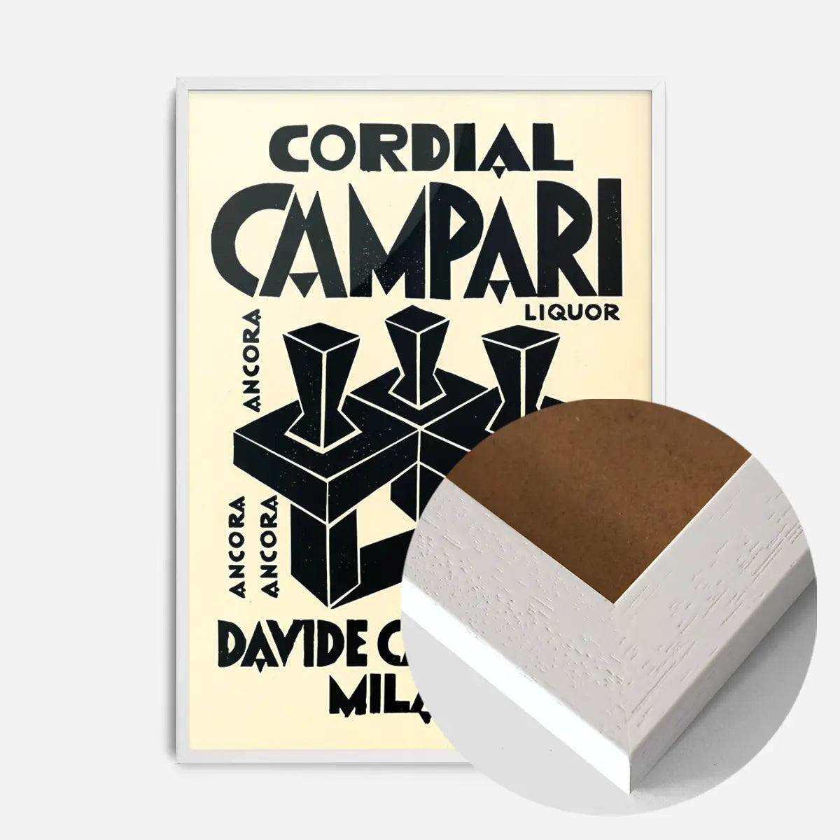 Campari Cordial Fortunato Depero Italian Futurist Print