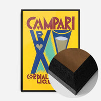 Yello Campari Cordial Liquor Poster Print