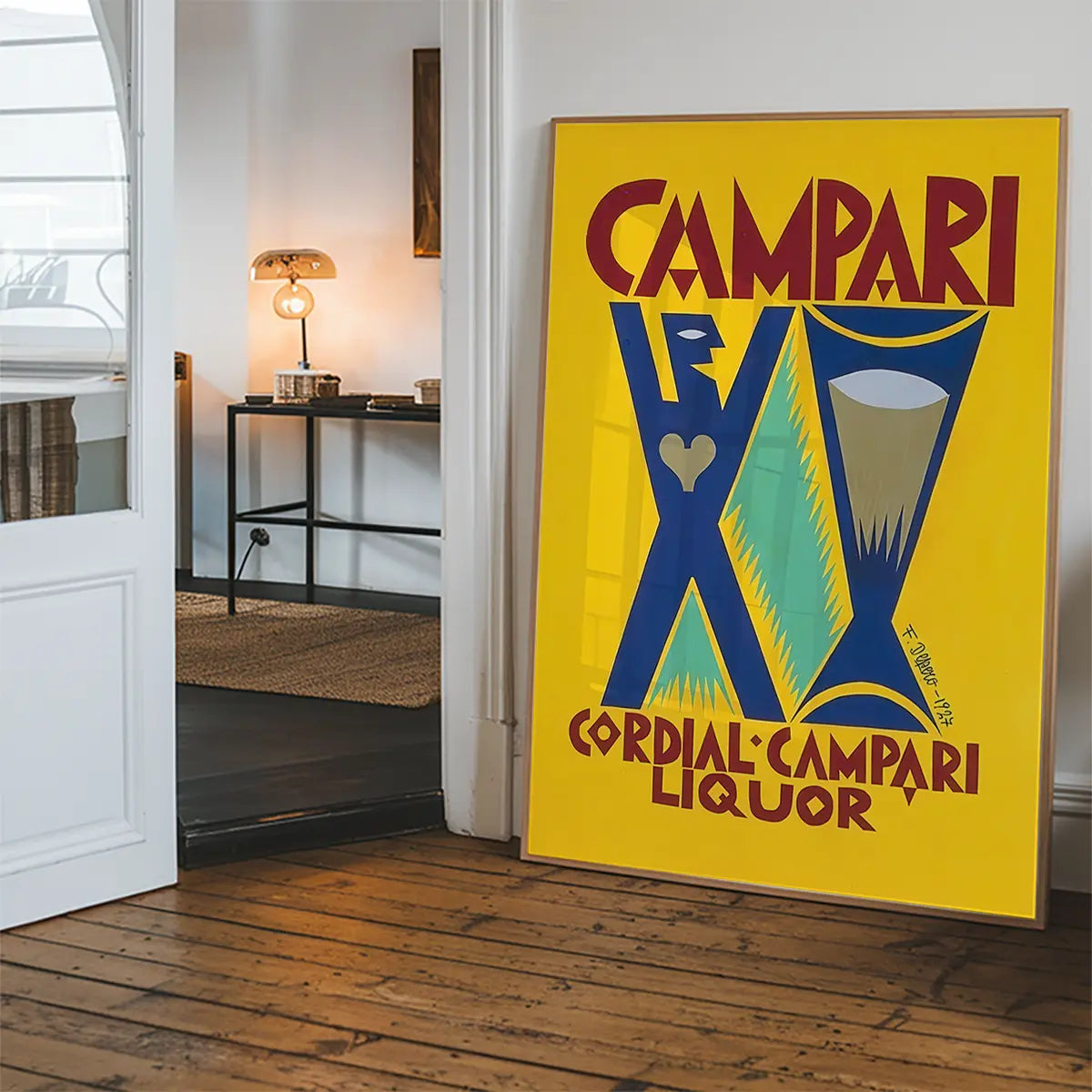 Yello Campari Cordial Liquor Poster Print