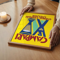 Yello Campari Cordial Liquor Poster Print