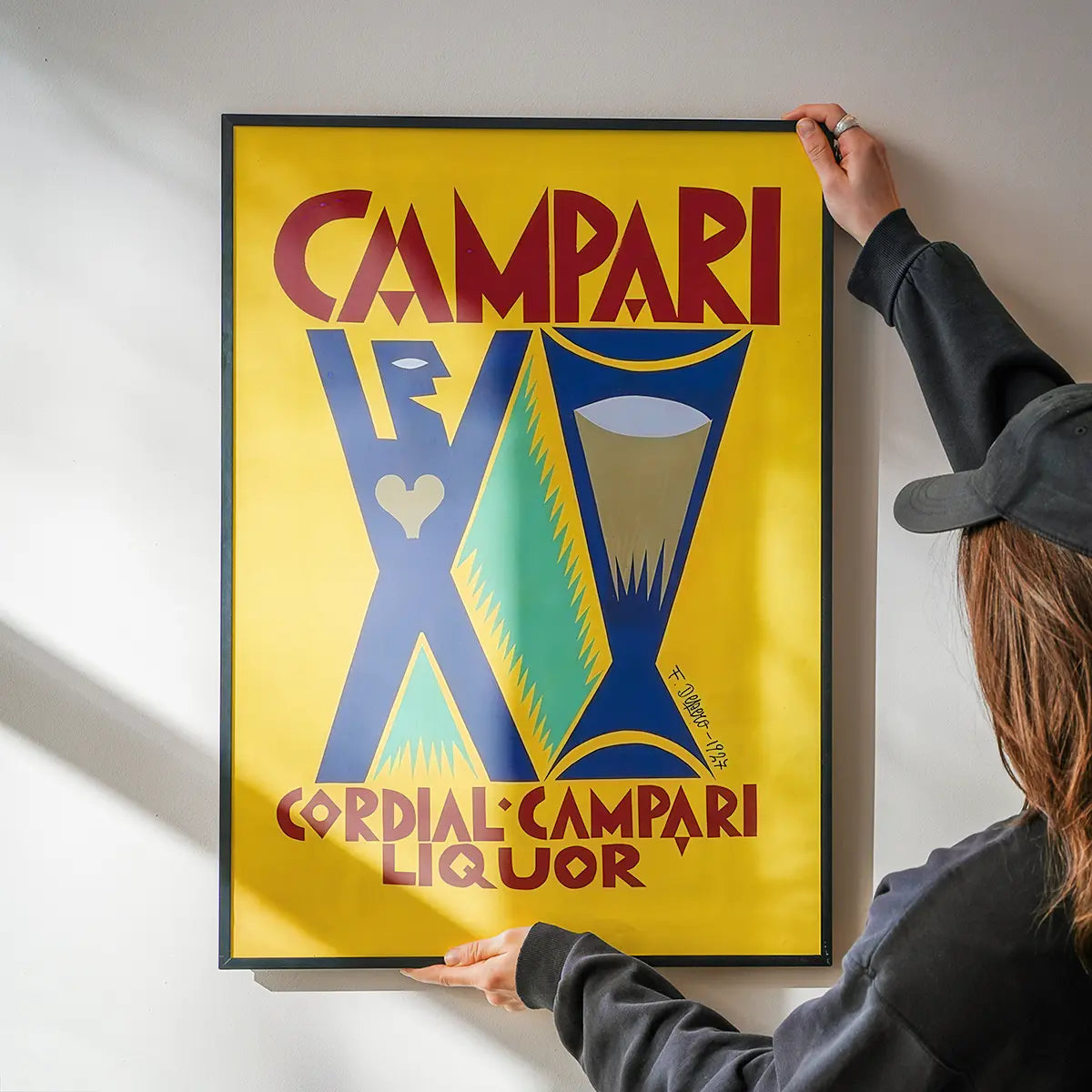 Yello Campari Cordial Liquor Poster Print