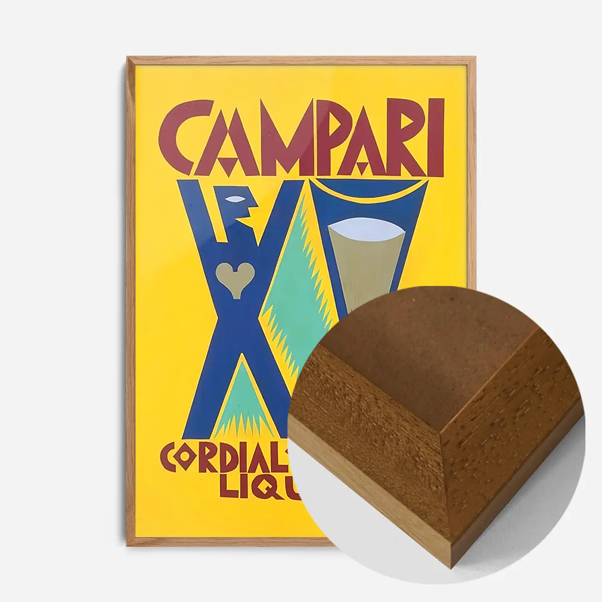 Yello Campari Cordial Liquor Poster Print