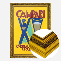 Yello Campari Cordial Liquor Poster Print