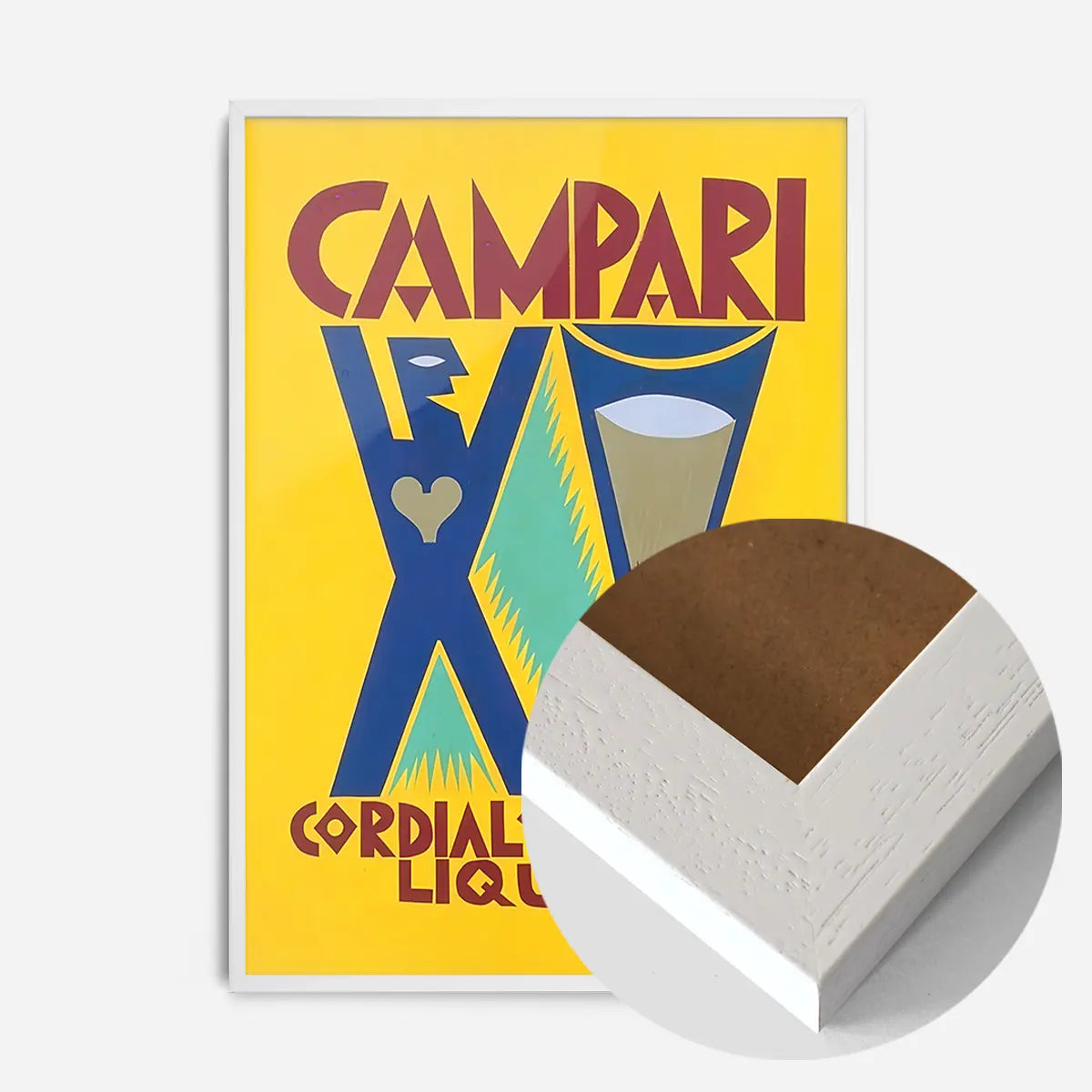 Yello Campari Cordial Liquor Poster Print