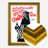 Bitter Campari in Testa Black and White Fortunato Depero Print