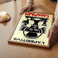 Campari L'Aperetivo Face Fortunato Depero Poster Print