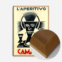 Campari L'Aperetivo Face Fortunato Depero Poster Print