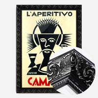 Campari L'Aperetivo Face Fortunato Depero Poster Print