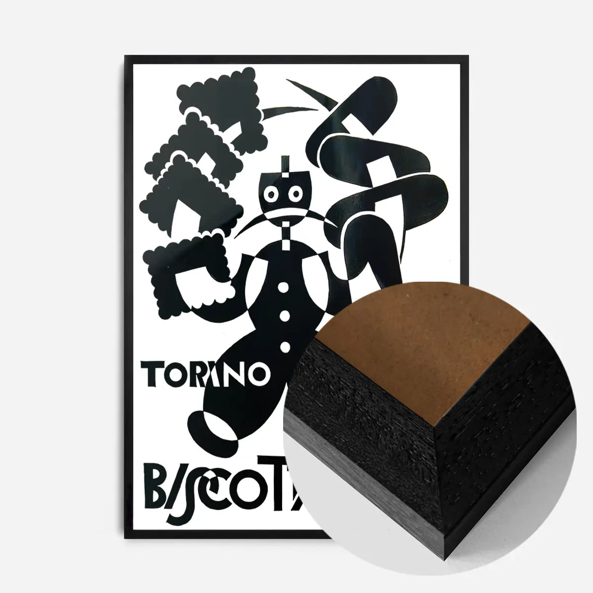 Torino Biscotti Fortunato Depero Graphic Design Poster Print