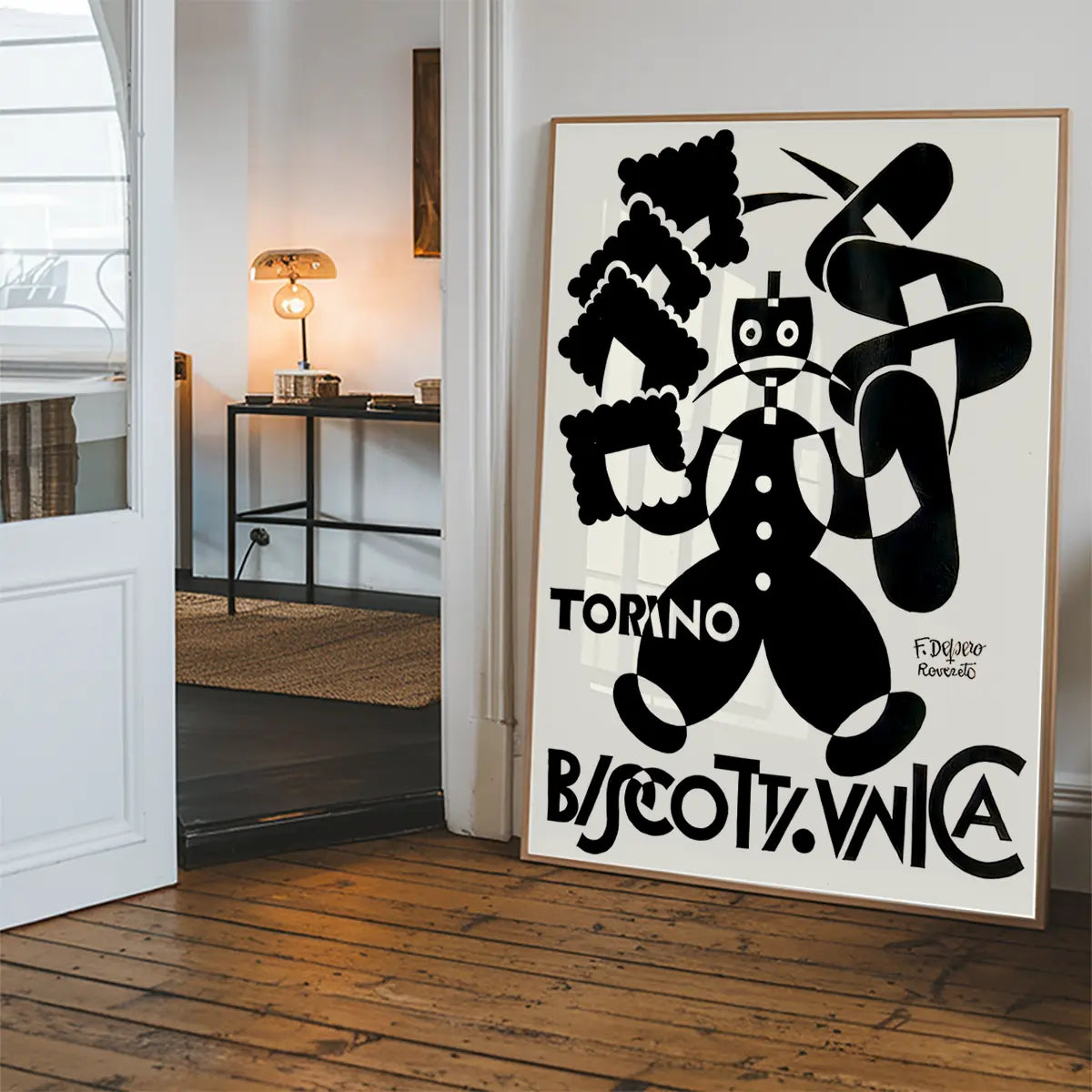 Torino Biscotti Fortunato Depero Graphic Design Poster Print