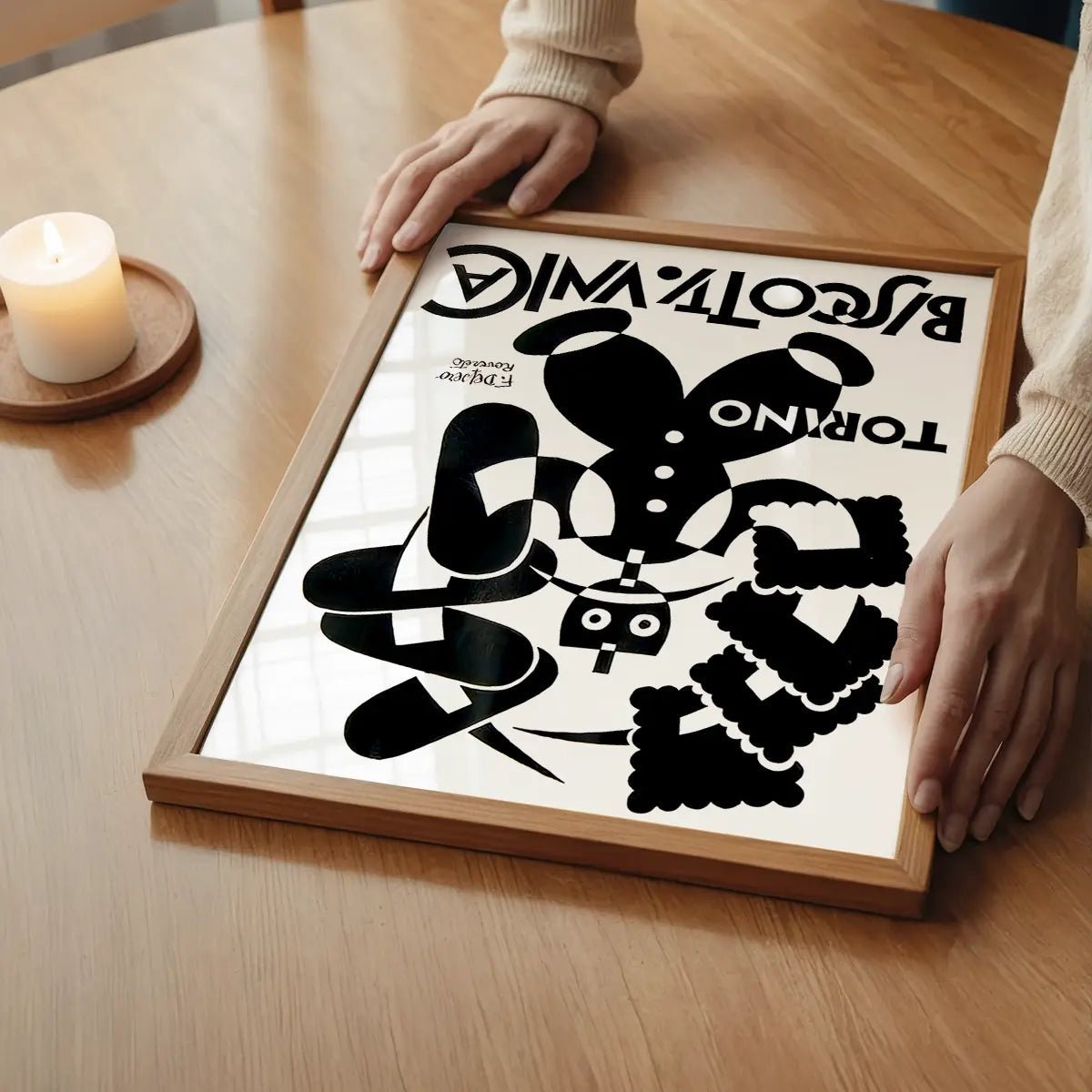 Torino Biscotti Fortunato Depero Graphic Design Poster Print