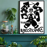 Torino Biscotti Fortunato Depero Graphic Design Poster Print