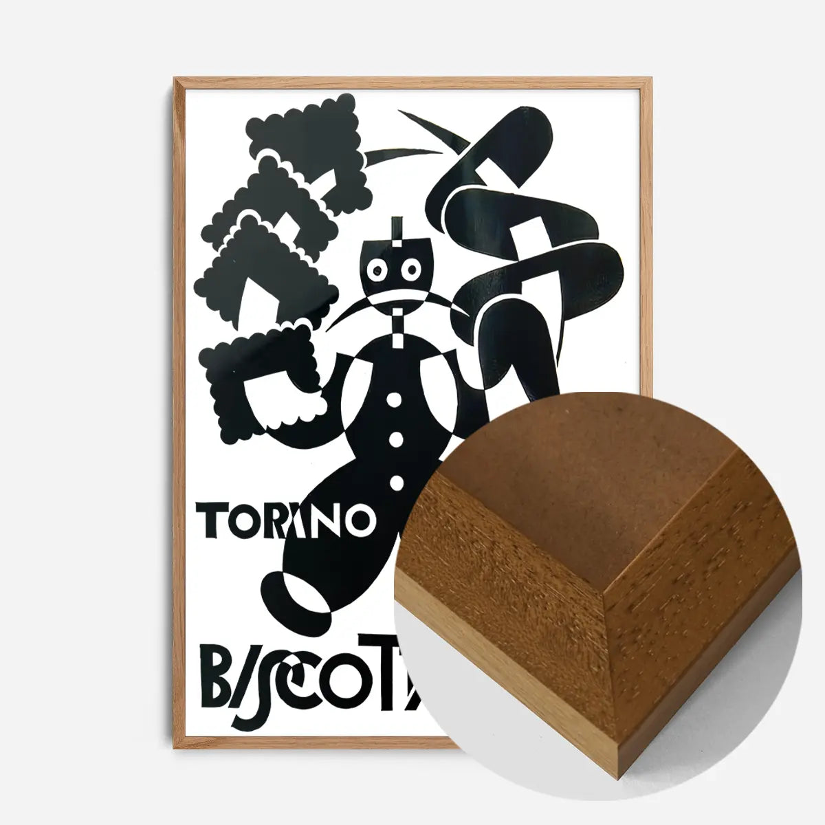 Torino Biscotti Fortunato Depero Graphic Design Poster Print