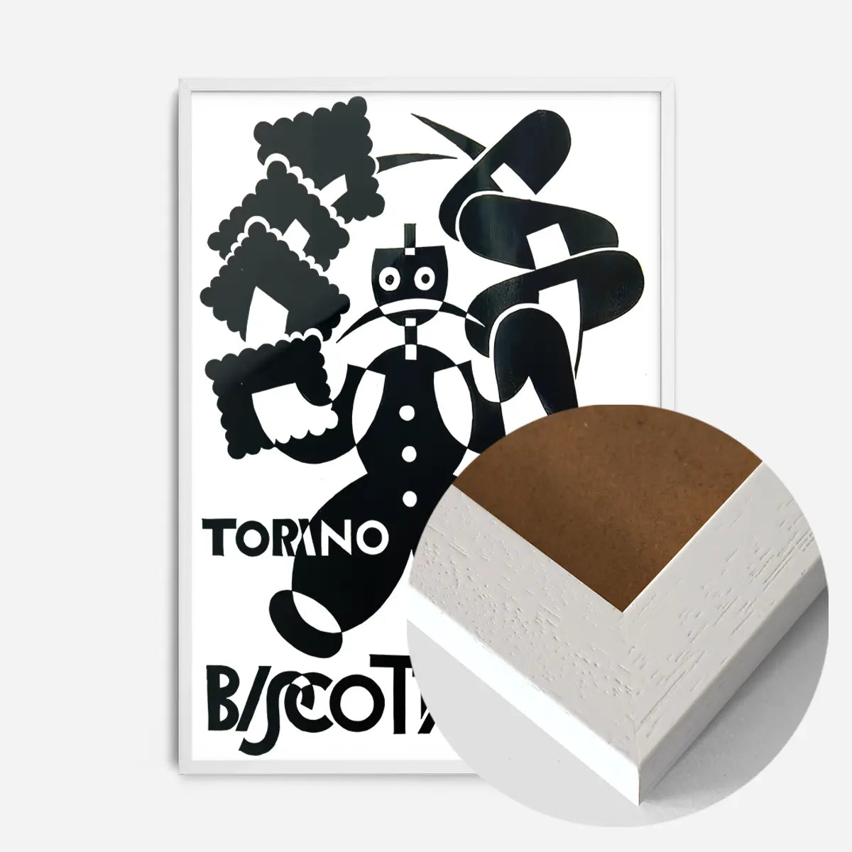 Torino Biscotti Fortunato Depero Graphic Design Poster Print