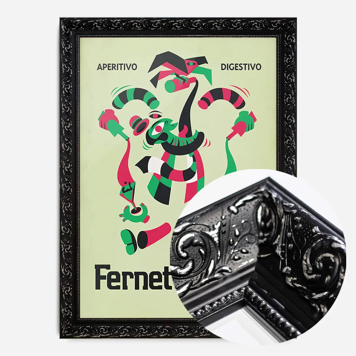 Green Fernet Branca Italian Design Poster Print