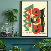 191919 Fortunato Depero Poster Typography Print